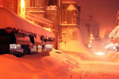 Lo Stradone nel "nevone" del 2012