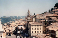 Lavori alla torre dell'Azzurri di Borgo Maggiore