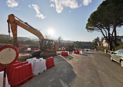 Avviati i lavori per la realizzazione della seconda rotatoria di Domagnano alla Serenella