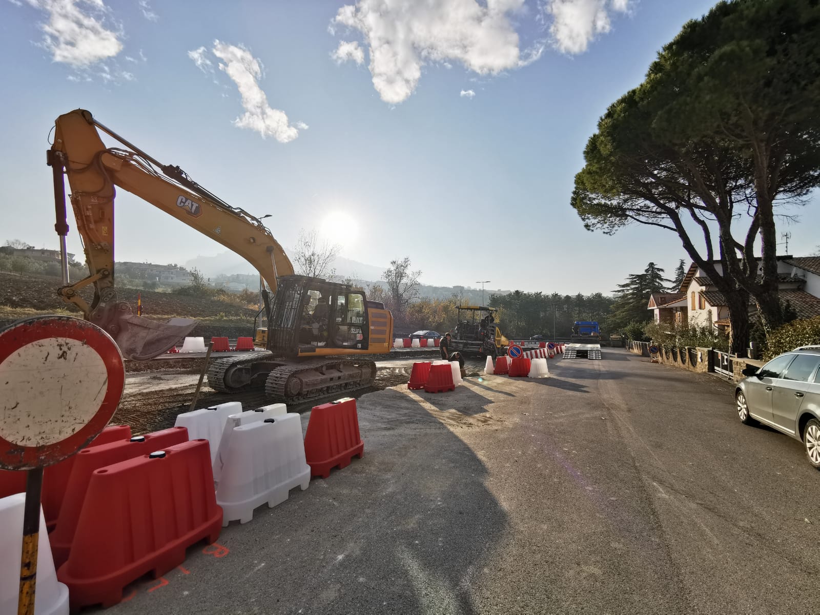 Avviati i lavori per la realizzazione della seconda rotatoria di Domagnano alla Serenella