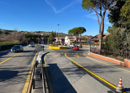 Al via la circolazione sulla Rotatoria di Domagnano alla Serenella