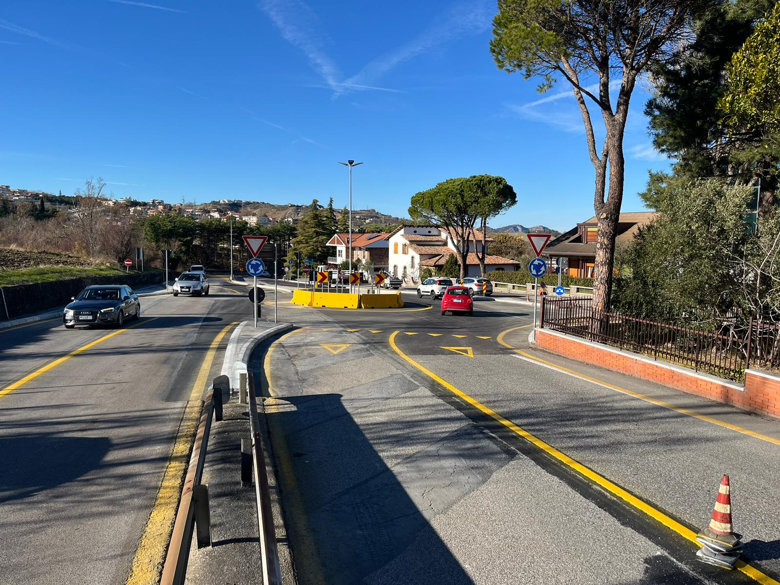 Al via la circolazione sulla Rotatoria di Domagnano alla Serenella